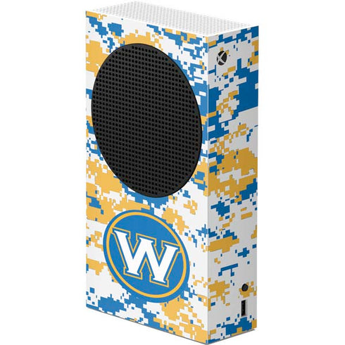 NBA Golden State Warriors Digi Camo Xbox Series S Console Skin